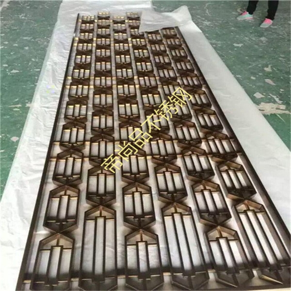 金色不鏽鋼屏風